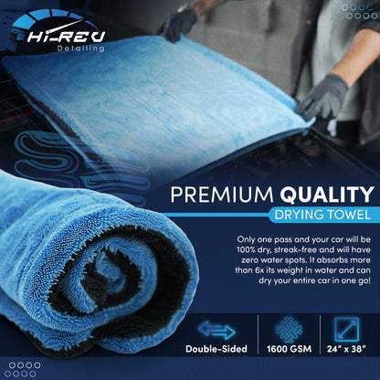 Hi-Rev Detailing® Drying Towel